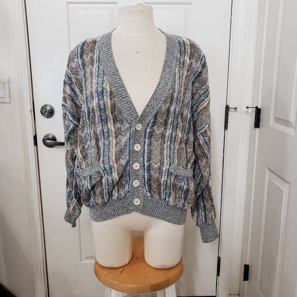 Vintage cardigan grandpa sweater - Picture 3 of 6